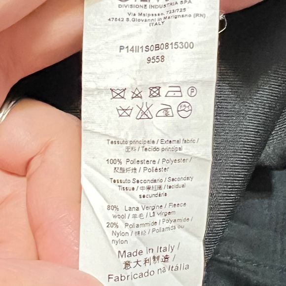 $995 Authentic ICEBERG Made in ITALY Black Activewear Drawstring Trousers Sz.50 - Picture 4 of 13